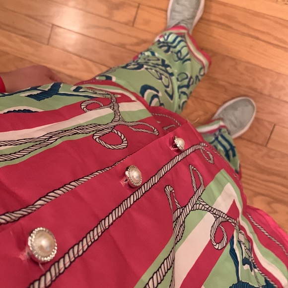 Gossip Printed Pink, Green, White and Blue Set - Picture 9 of 17